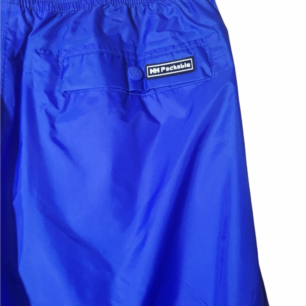 Helly Hansen Packable Royal Blue Outer Shell Pant… - image 4